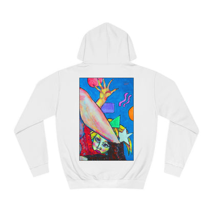 Unisex College Hoodie -  Motiv: Rückseite Party
