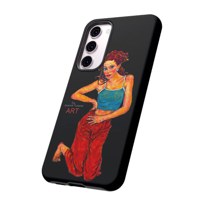 Tough Cases - Google Pixel - Samsung Galaxy - Motiv: Lea, Schwarz