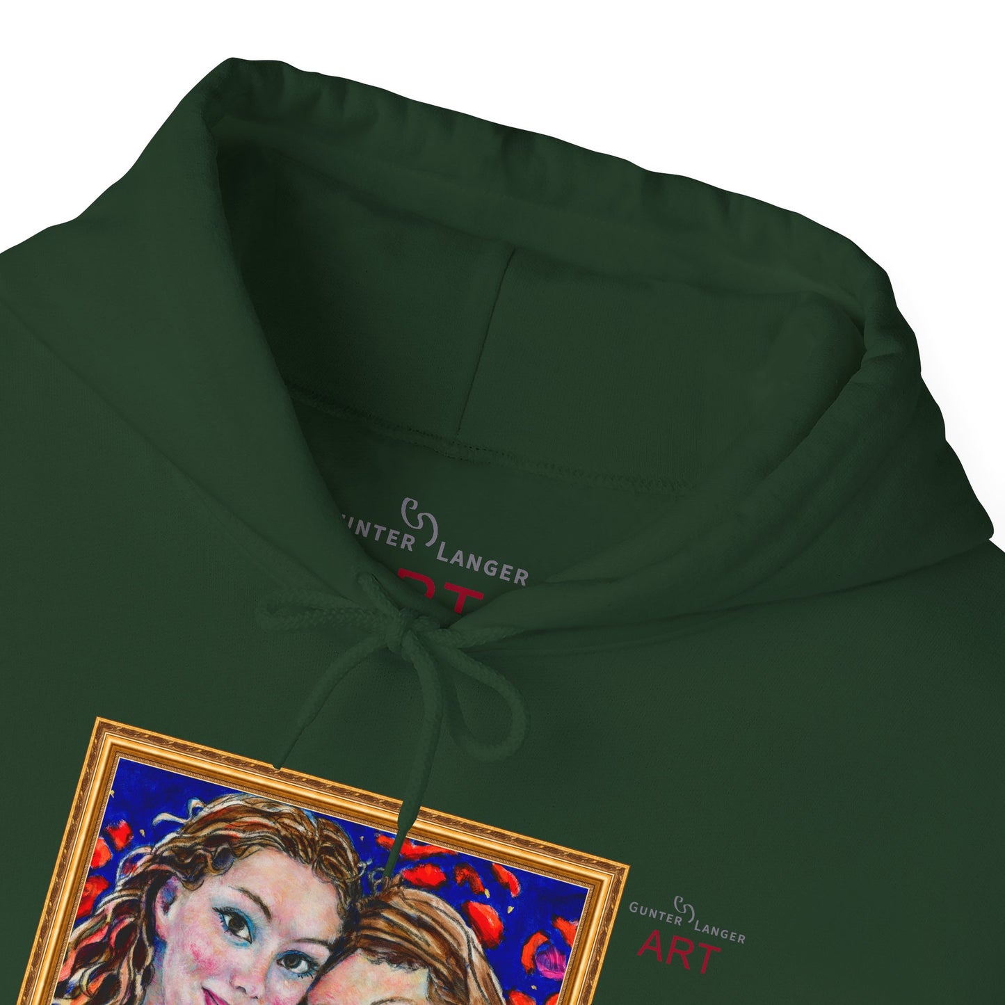 Unisex Heavy Blend™ Hooded Sweatshirt - Motiv: Front "Freundinnen" H 17,5 cm