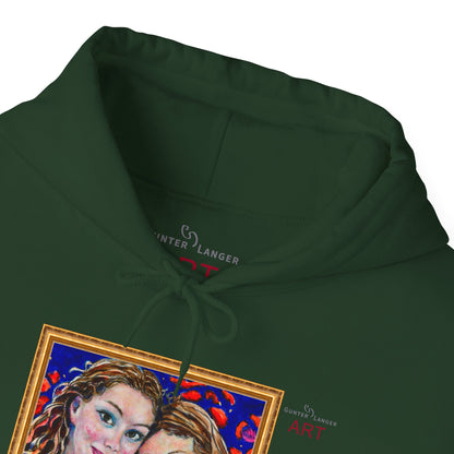 Unisex Heavy Blend™ Hooded Sweatshirt - Motiv: Front "Freundinnen" H 17,5 cm
