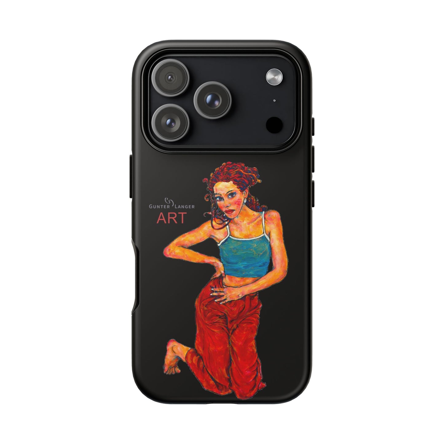 Tough Cases - iPhone - Motiv: Lea, Schwarz