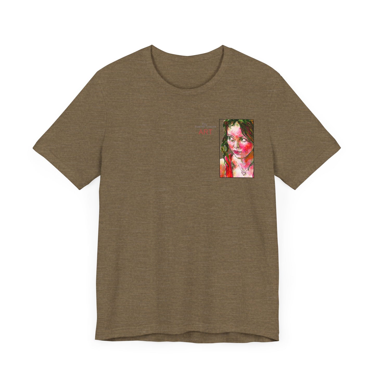Unisex Jersey Short Sleeve Tee - Motiv: Front Alea (Ausschnitt) & Rückseite  Alea