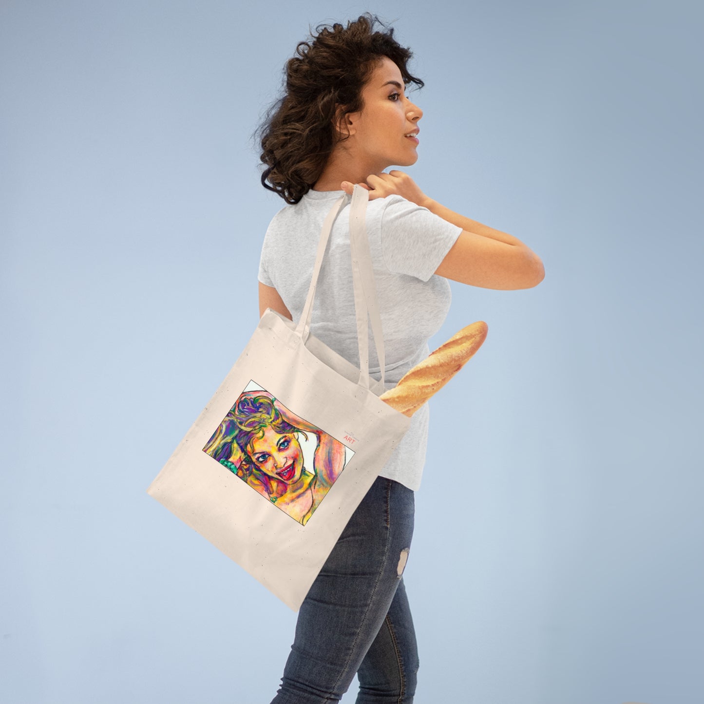 Tote Bag - Motiv: Emma, einseitig bedruckt, H 17 cm