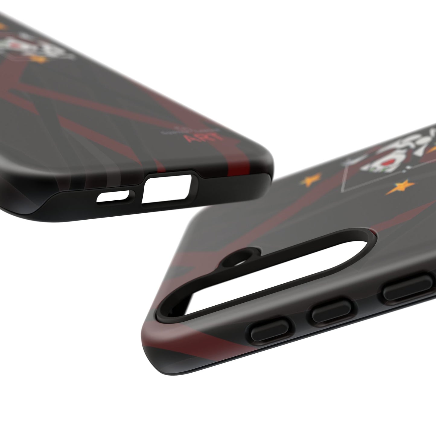 Tough Cases - Google Pixel - Samsung Galaxy - Motiv:  "Miau" klein H 8 cm, Sternenhimmel, Mikado3