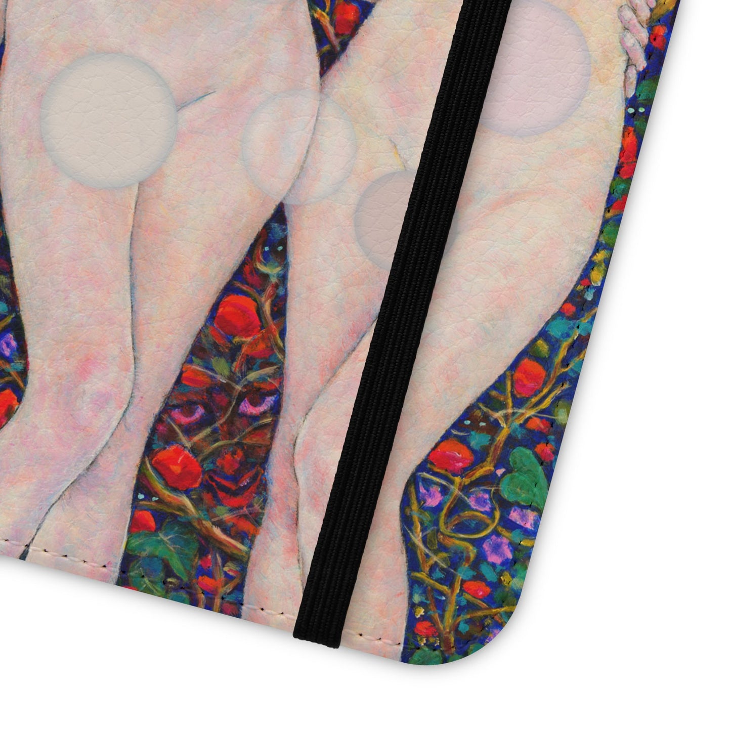 Flip Cases - Motiv: Waldnymphen, Schwarz, Seifenblasen