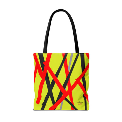 Tote Bag (AOP) - Motiv: Mikado, Hellgrün