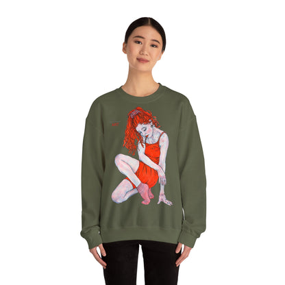 Unisex Heavy Blend™ Crewneck Sweatshirt - Motiv: Front Julia & Rückseite Julia