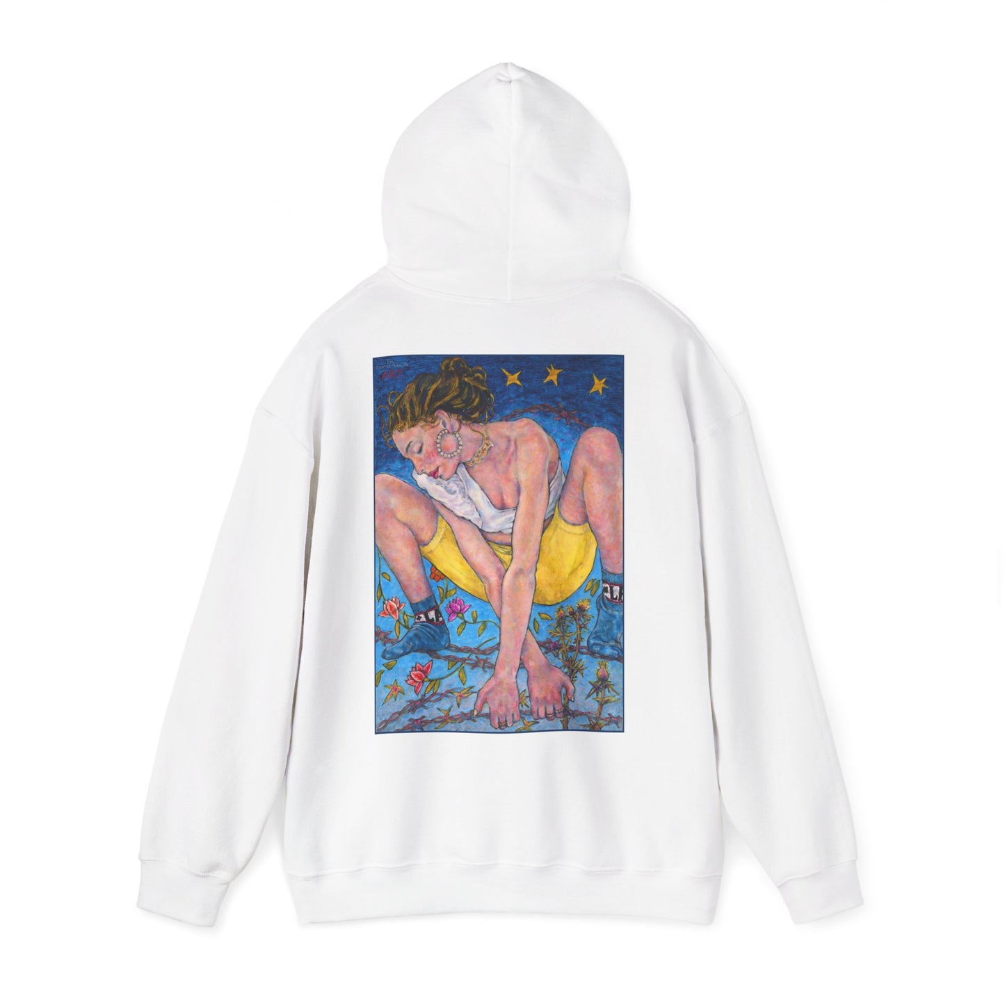 Unisex Heavy Blend™ Hooded Sweatshirt - Motiv: Rückseite "Alva", H43 cm
