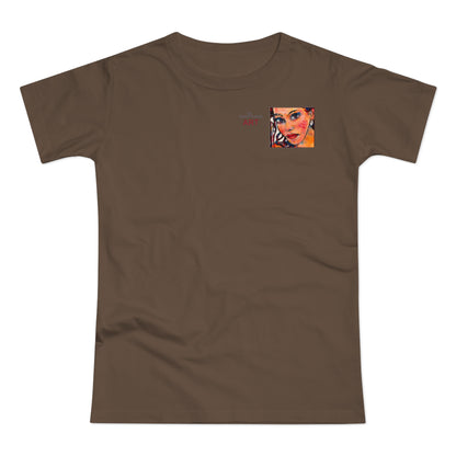 Single Jersey Women's T-shirt - Motiv: Lea, H 7 cm