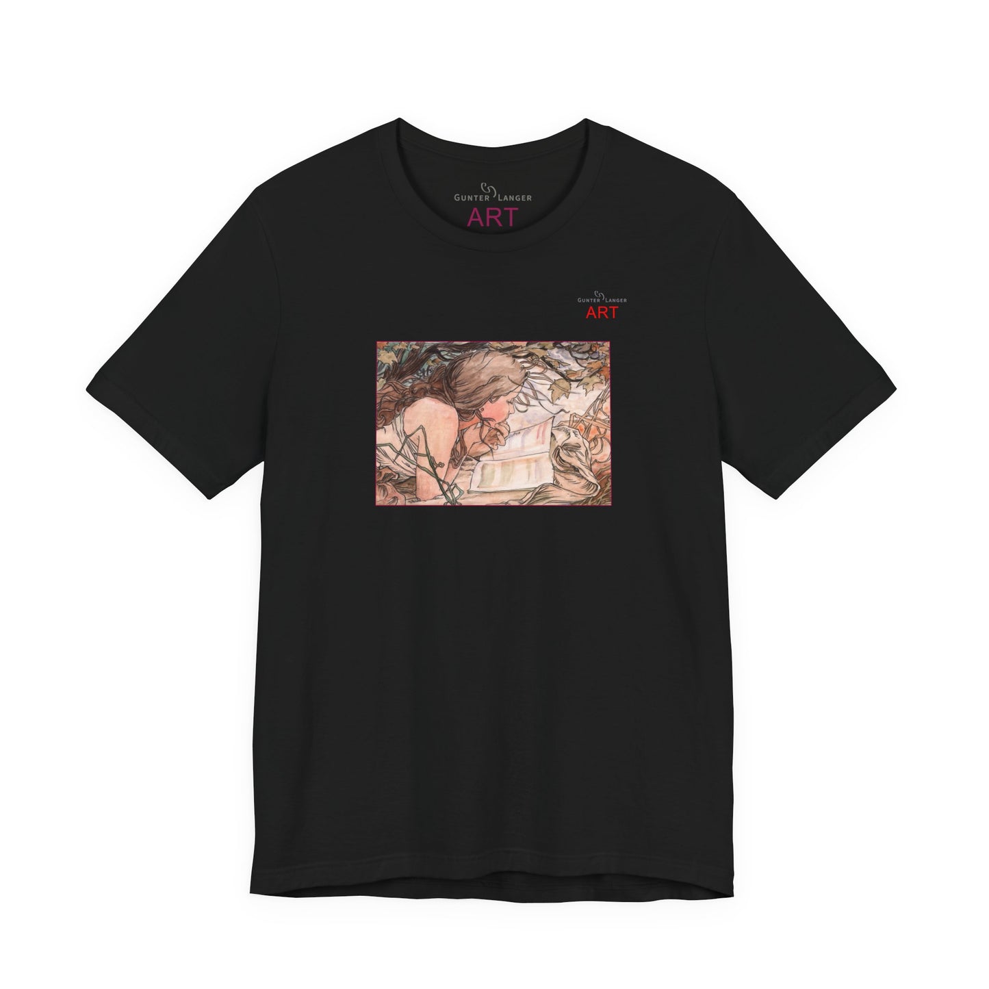 Jersey Short Sleeve Tee - Motiv: Front Antonia, H 15,73 cm