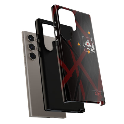 Tough Cases - Google Pixel - Samsung Galaxy - Motiv:  "Miau" klein H 8 cm, Sternenhimmel, Mikado3