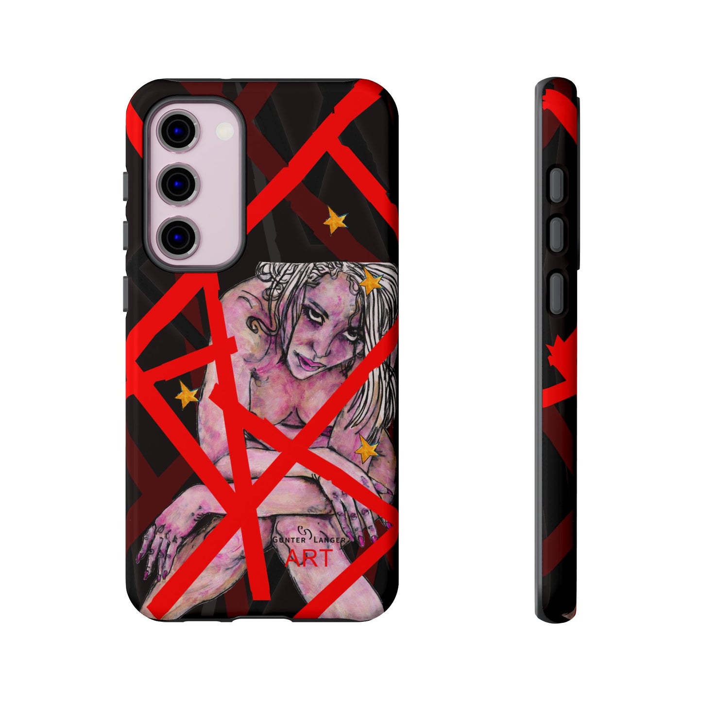 Tough Cases - Google Pixel - Samsung Galaxy - Motiv: Stella, Mikado