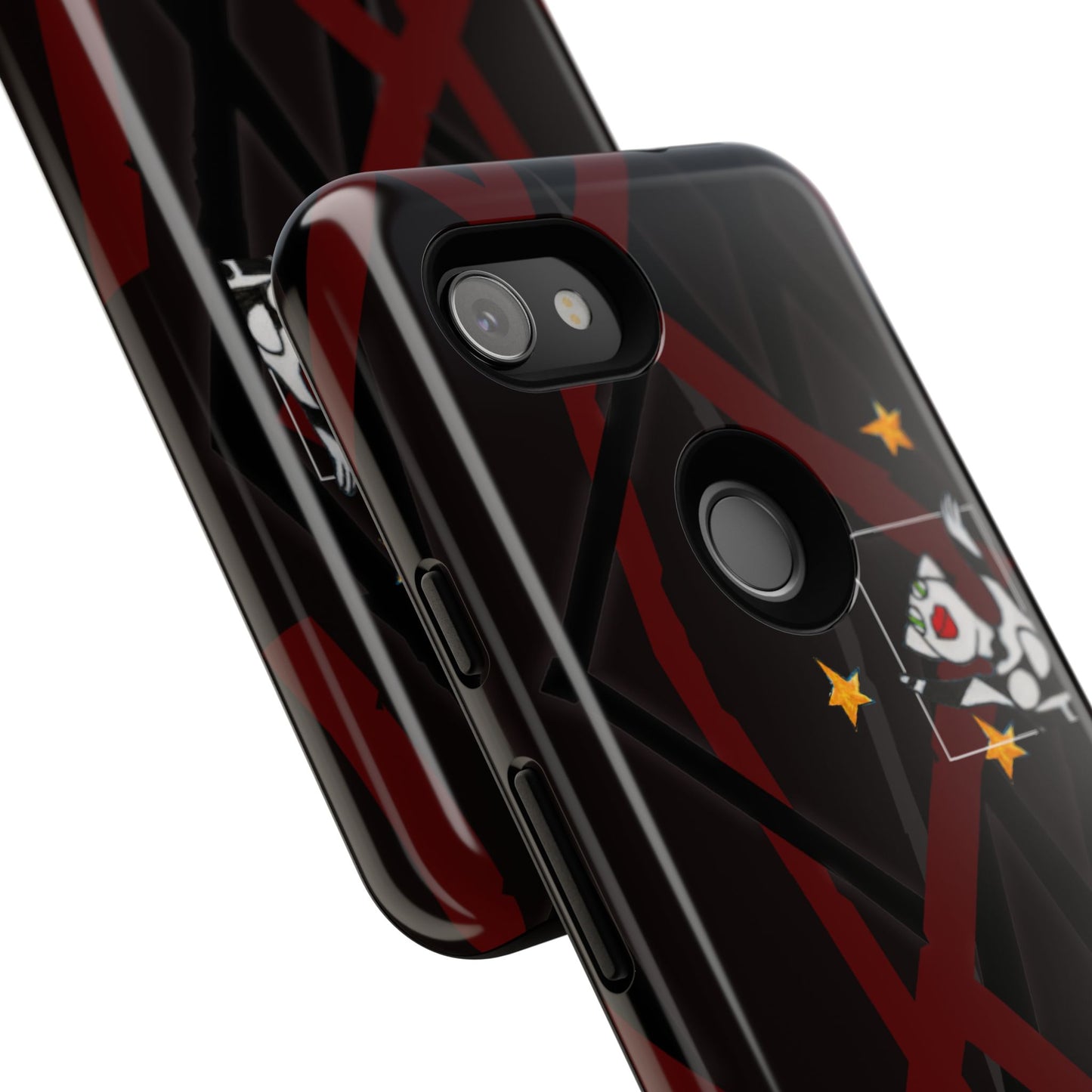 Tough Cases - Google Pixel - Samsung Galaxy - Motiv:  "Miau" klein H 8 cm, Sternenhimmel, Mikado3