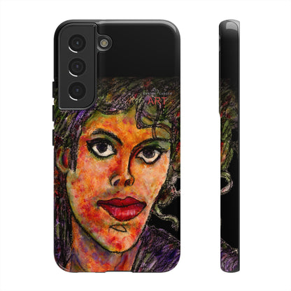 Tough Cases - Google Pixel - Samsung Galaxy - Motiv: MJ, Schwarz