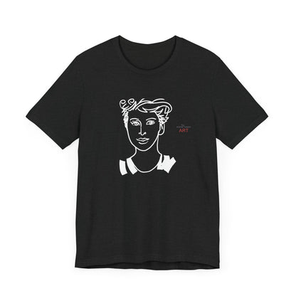 Unisex Jersey Short Sleeve Tee Shirt - Motiv: Front Lars,  H 24,5 cm