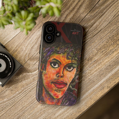 Tough Cases - iPhone - Motiv: MJ, Schwarz
