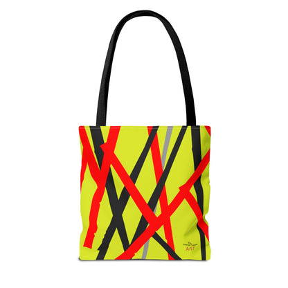 Tote Bag (AOP) - Motiv: Mikado, Hellgrün