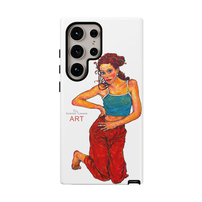 Tough Cases - Google Pixel - Samsung Galaxy - Motiv: Lea, Weiß