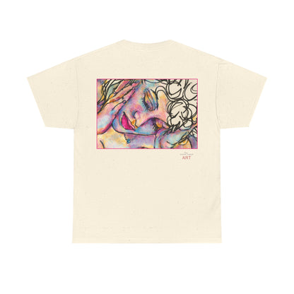 Unisex Heavy Cotton Tee - Motiv:  Motiv: Front Mara, H 9 cm & Rückseite Mara, H 27 cm