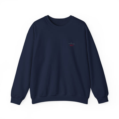 Unisex Heavy Blend™ Crewneck Sweatshirt - Motiv: Front Logo & Rückseite Pauline