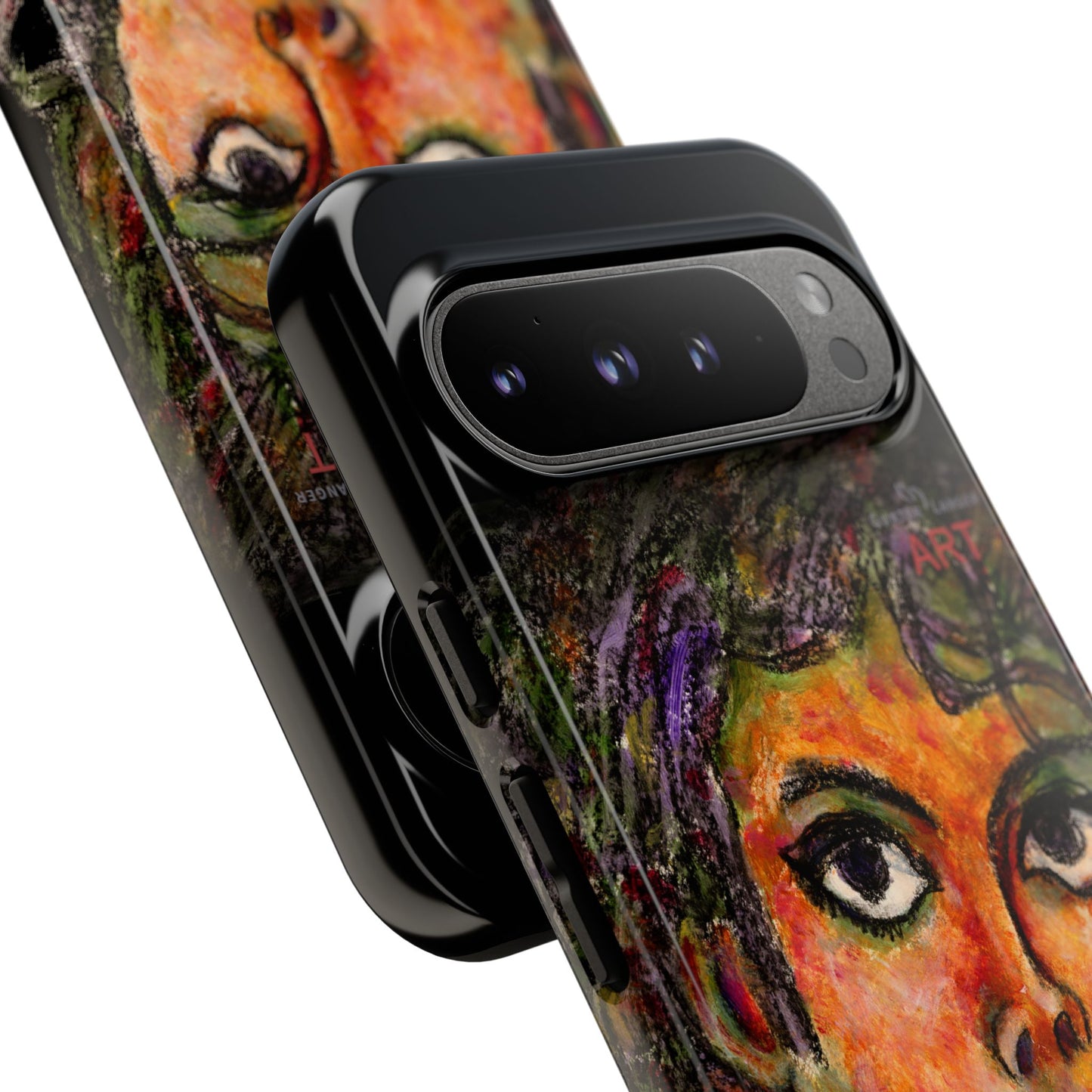 Tough Cases - Google Pixel - Samsung Galaxy - Motiv: MJ, Schwarz