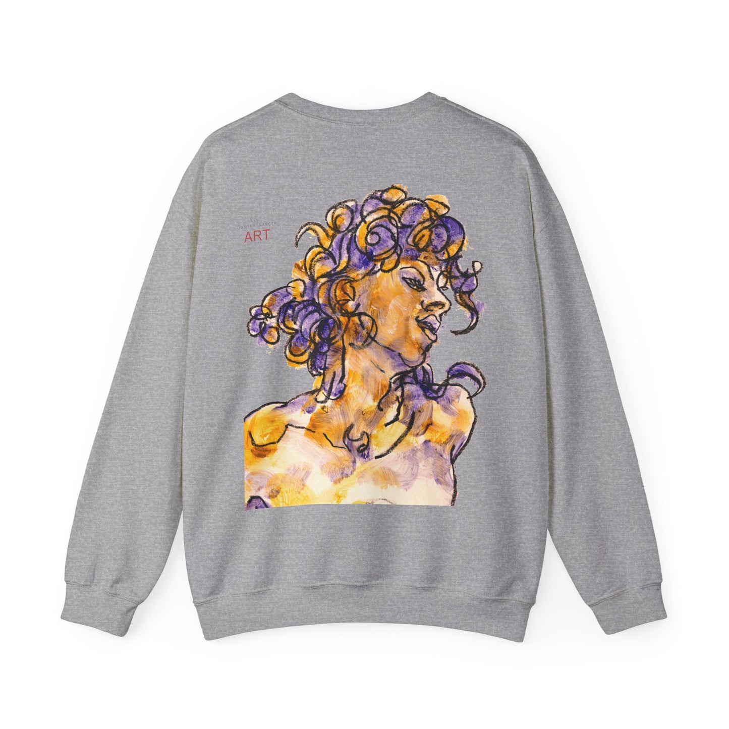 Unisex Heavy Blend™ Crewneck Sweatshirt - Motiv: Front Logo & Rückseite Pauline