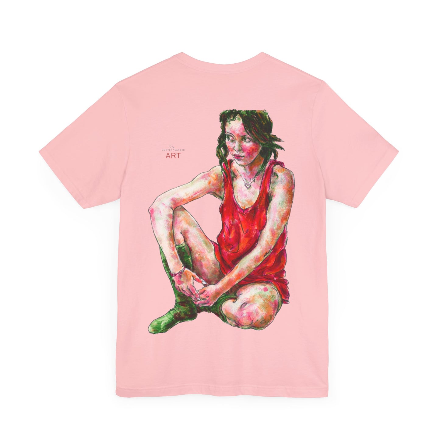 Unisex Jersey Short Sleeve Tee - Motiv: Front Alea (Ausschnitt) & Rückseite  Alea