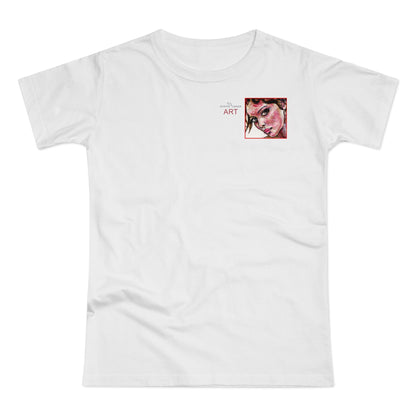 Single Jersey Women's T-shirt - Motiv: Annette, H 7,7 cm