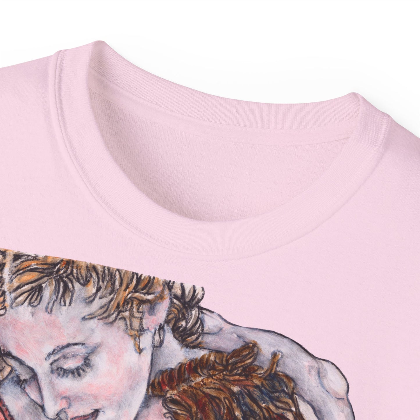 Unisex Ultra Cotton Tee - Mutter und Tochter, Front Bei dir, H 49 cm