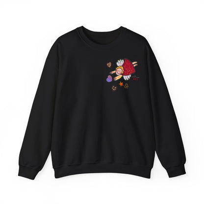 Unisex Heavy Blend™ Crewneck Sweatshirt - Motiv: Front Engel 3, H 11 cm