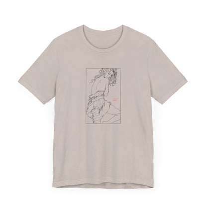 Unisex Jersey Short Sleeve Tee - Motiv: Front Giselle, im Kasten H 25 cm