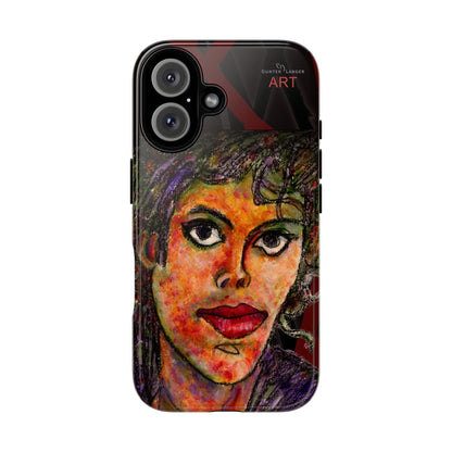 Tough Cases - iPhone - Motiv: MJ, Schwarz