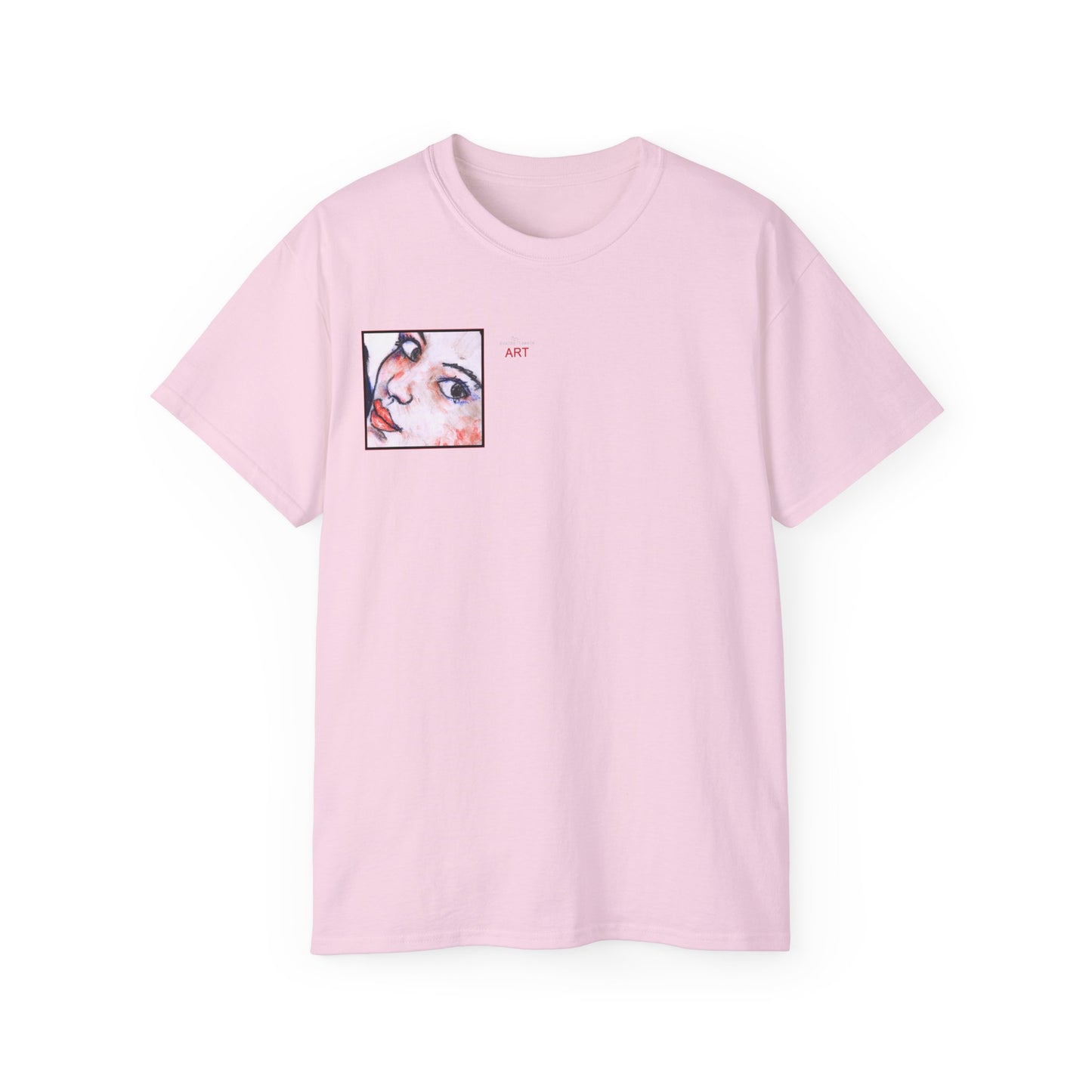 Unisex Ultra Cotton Tee - Motiv: Front Annette (Ausschnitt) & Rückseite Annette