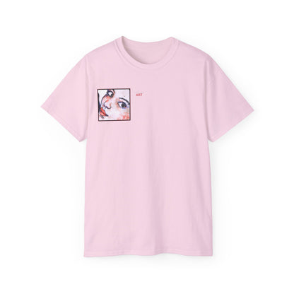 Unisex Ultra Cotton Tee - Motiv: Front Annette (Ausschnitt) & Rückseite Annette