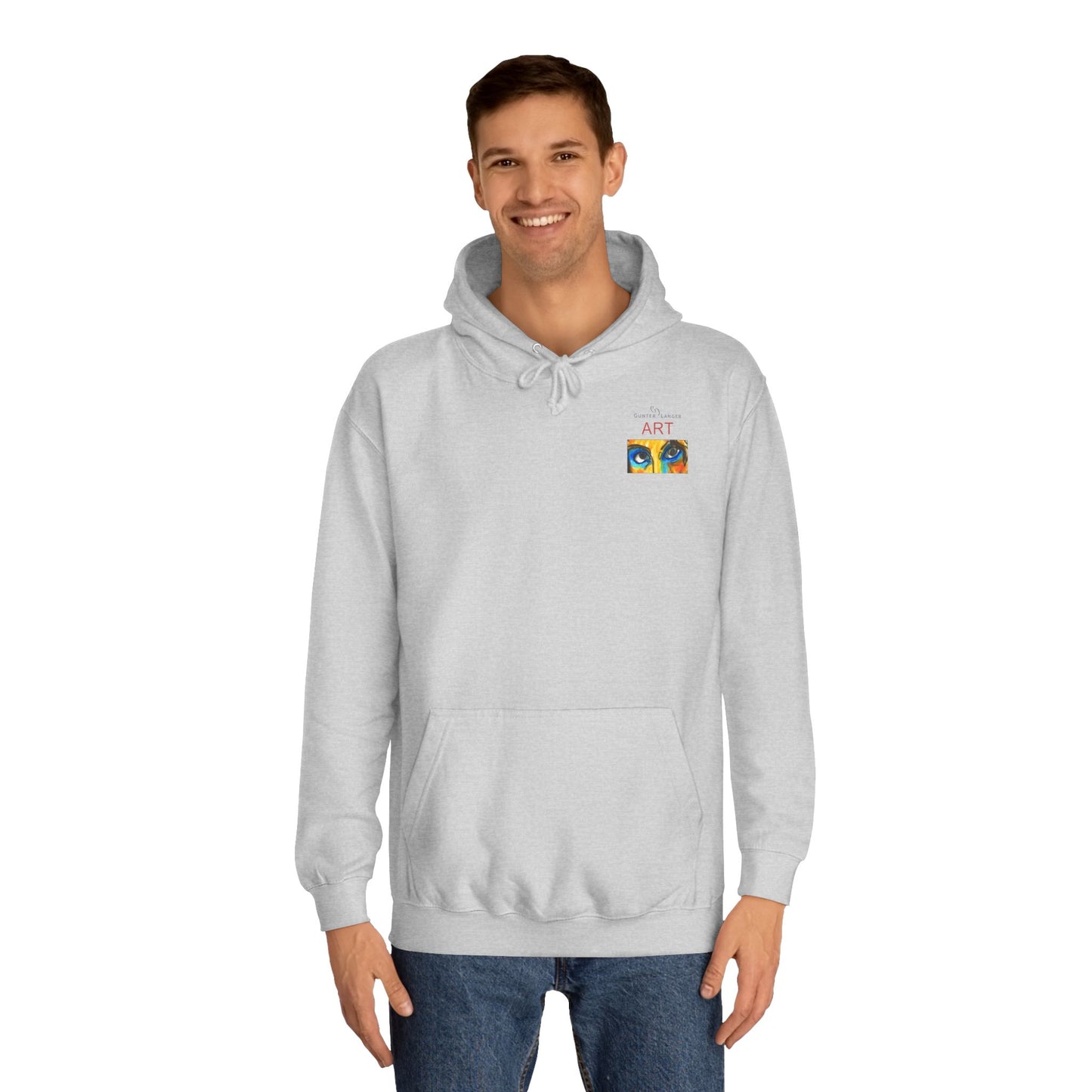 Unisex College Hoodie - Motiv: Augen & Frechdax