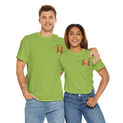 Unisex Heavy Cotton Tee - Motiv: Romina, H 7 cm
