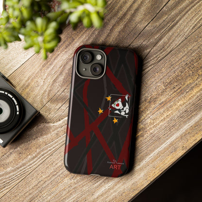 Tough Cases - iPhone - Motiv:  "Miau" klein H 8 cm, Sternenhimmel, Mikado3