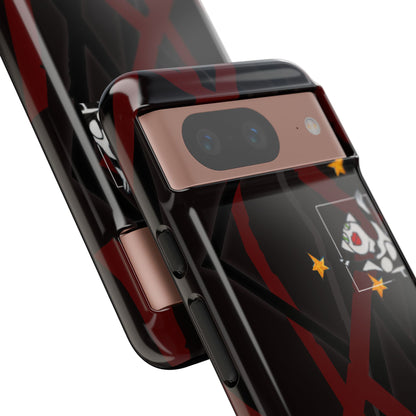 Tough Cases - Google Pixel - Samsung Galaxy - Motiv:  "Miau" klein H 8 cm, Sternenhimmel, Mikado3