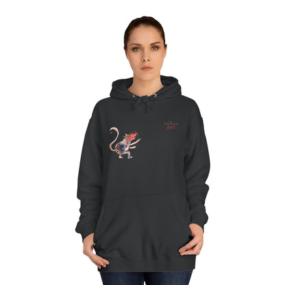 Unisex College Hoodie - Motiv: Ratte & Karambolage