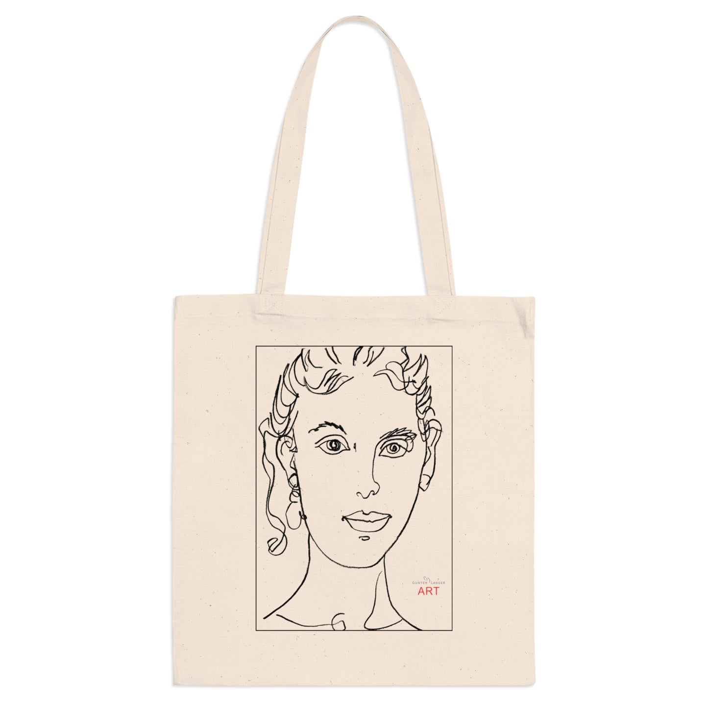 Tote Bag - Motiv: Berit, einseitig bedruckt, H30,5 cm