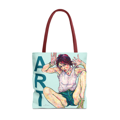 Tote Bag (AOP) - Motiv: Siegesgöttin, Flieder