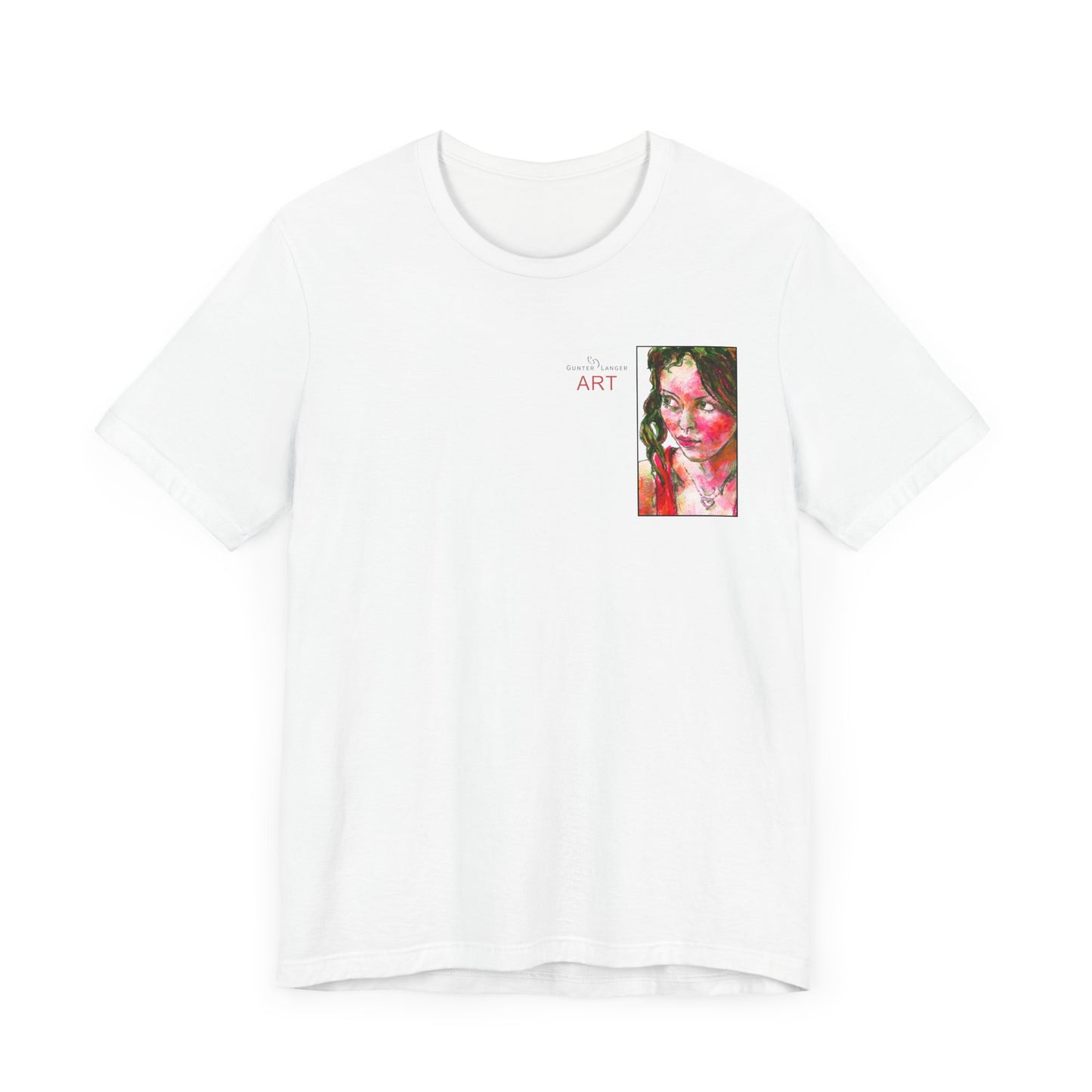Unisex Jersey Short Sleeve Tee - Motiv: Front Alea (Ausschnitt) & Rückseite  Alea