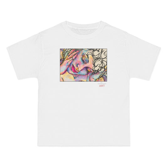 Beefy-T®  Short-Sleeve T-Shirt - Motiv: Front Mara, H 20 cm & Rückseite Mara, H 26 cm