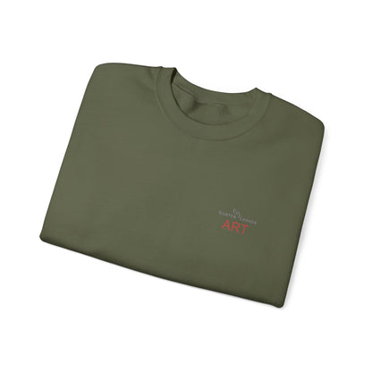 Unisex Heavy Blend™ Crewneck Sweatshirt - Motiv: Front Logo & Rückseite Pauline