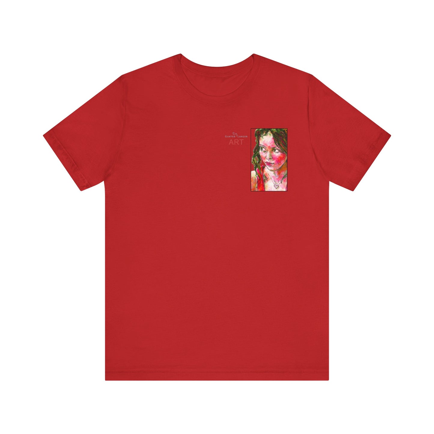 Unisex Jersey Short Sleeve Tee - Motiv: Front Alea (Ausschnitt) & Rückseite  Alea