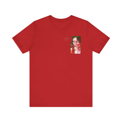 Unisex Jersey Short Sleeve Tee - Motiv: Front Alea (Ausschnitt) & Rückseite  Alea