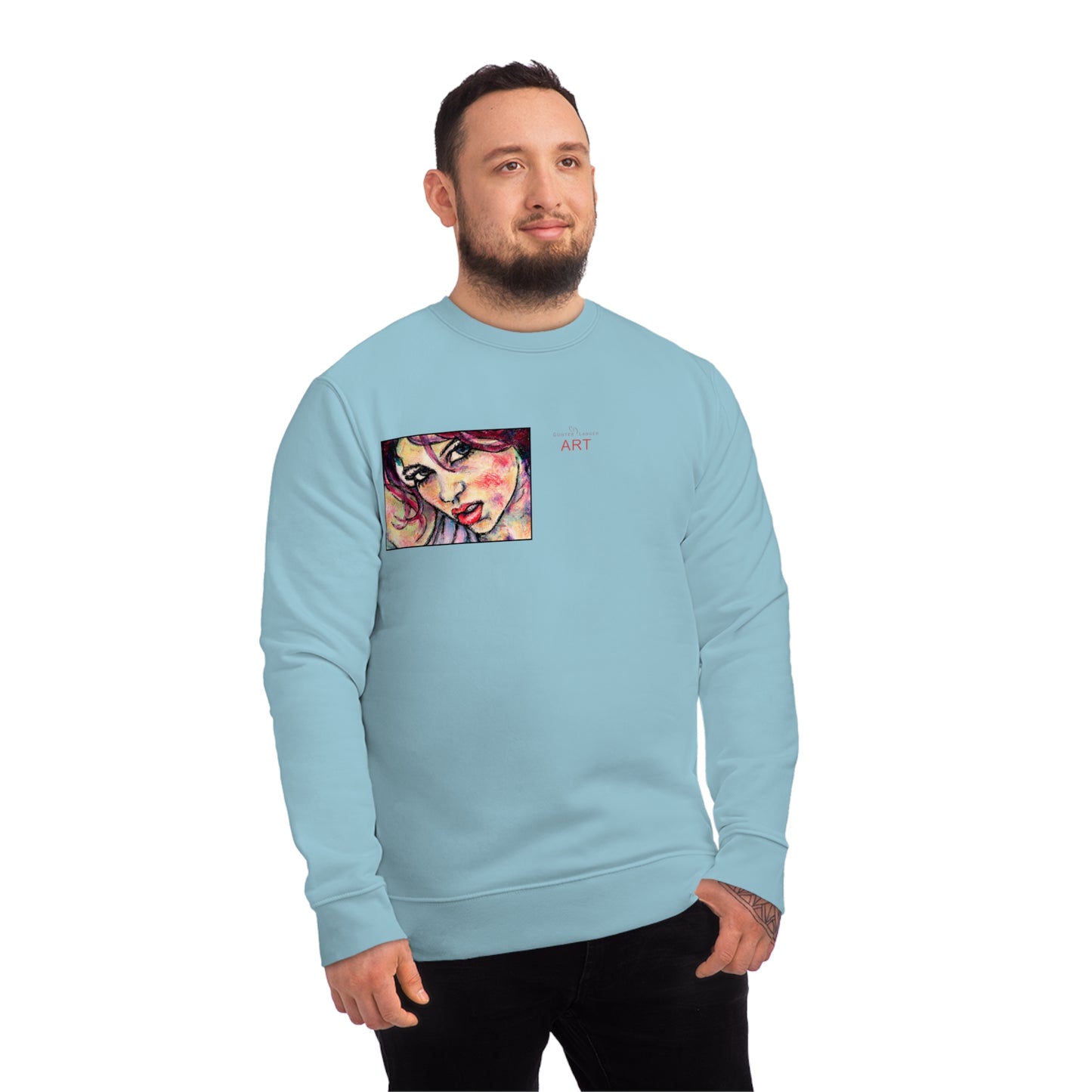 Unisex Changer Sweatshirt - Motiv: Front Nike, H12 cm (klein) & Rückseite Nike, H 43 cm