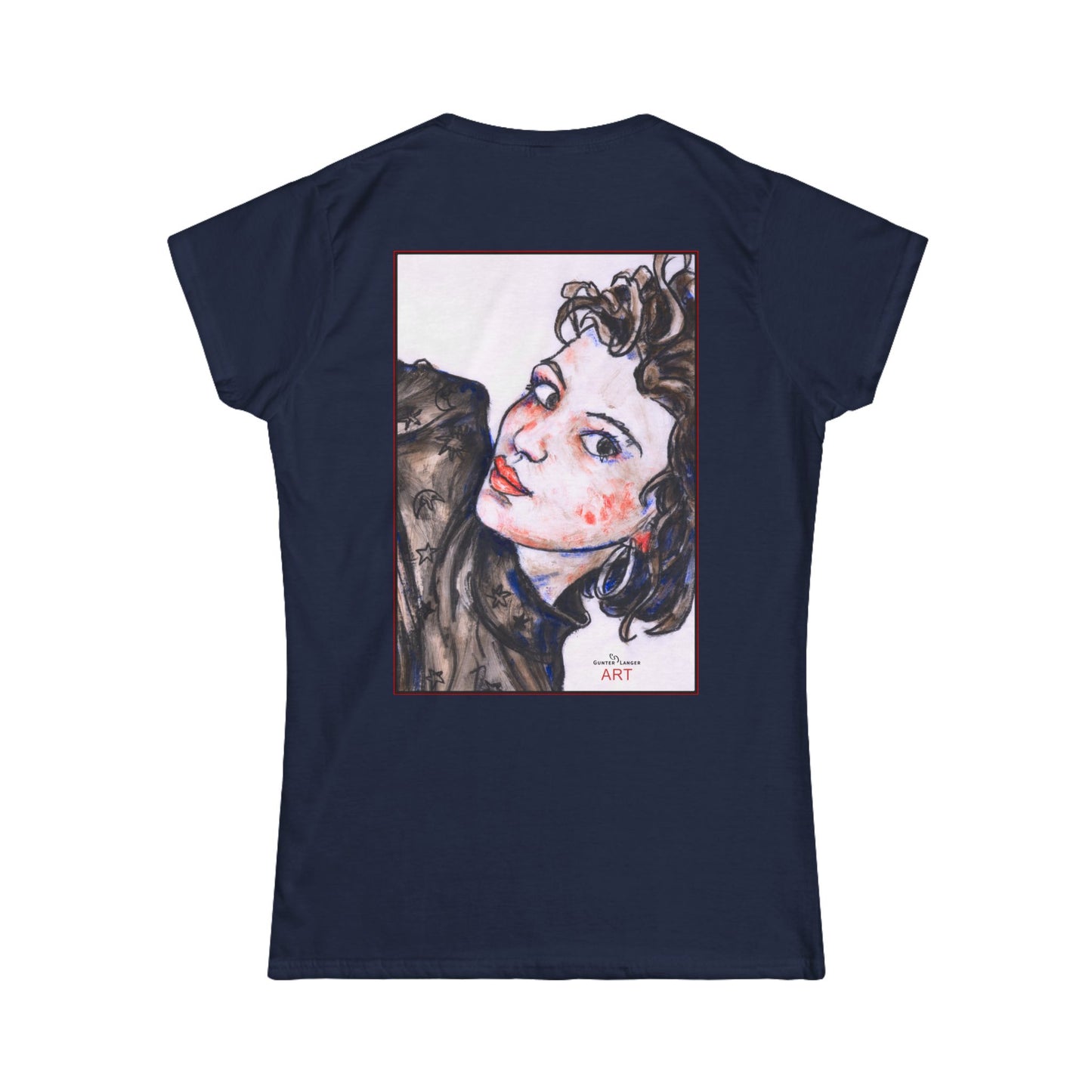 Women's Softstyle Tee - Motiv: Front Annette & Rückseite Annette