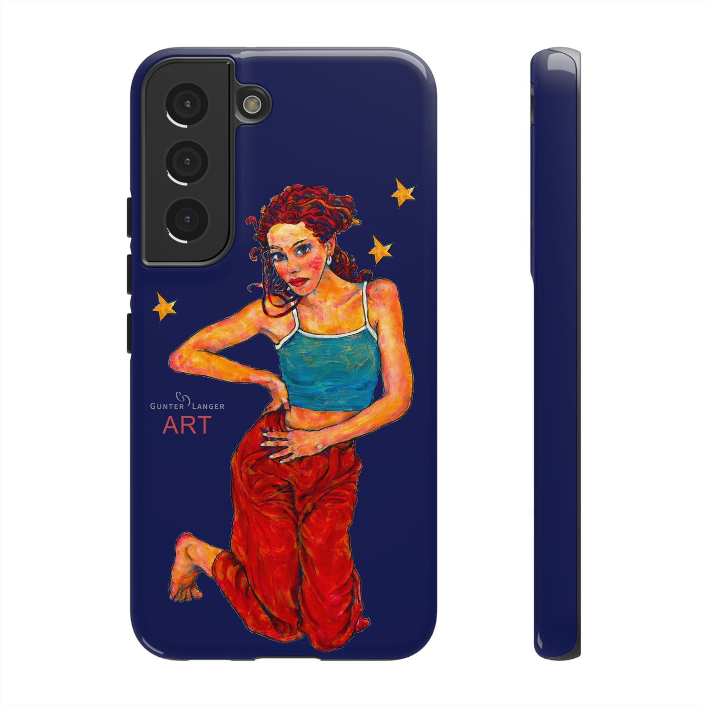 Tough Cases - Google Pixel - Samsung Galaxy - Motiv: Lea, Sternenhimmel