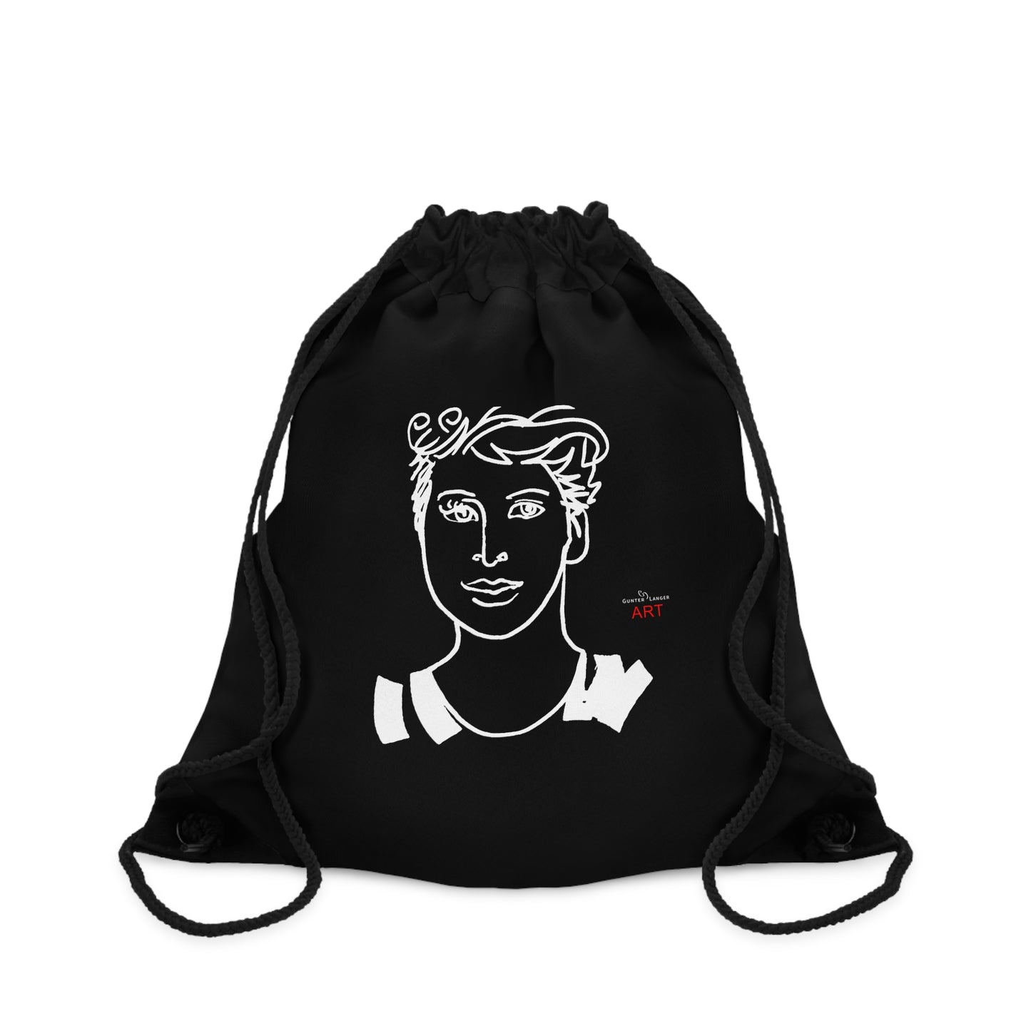 Drawstring Bag - Motiv: Front "Lars", H 22 cm